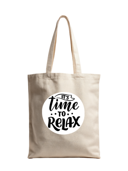 Totebag Time to relax