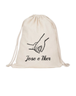 Mochila con manos y nombre personalizable